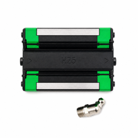 Bloc de guidage linéaire carré SHAC GH Series GHH25CA, chariot de glissement de précision à haute capacité de charge, matériau S55C, charge égale sur 4 axes