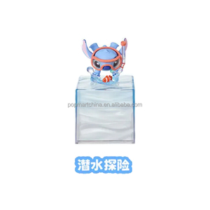 Versión Original Miniso Summer Party Series Gen Z PVC Blind Box Cool Transformation of Labubu <span class=keywords><strong>Stitch</strong></span> Elegante Miniso <span class=keywords><strong>Stitch</strong></span> - Product Image 2
