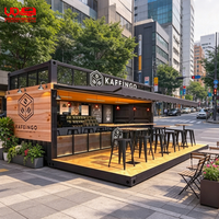 Café préfabriqué Urdream avec intérieur complet pour les boutiques de café et de boissons