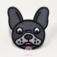 Machine de patch d'étiquette d'animal personnalisée de bonne qualité patchs de broderie à attache crochet et boucle Logos personnalisés pour vêtements