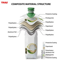 Emballage en carton UHT aseptique longue durée de 330 ml pour jus, lait, produits laitiers, boisson stérilisée, qualité alimentaire, vente en gros