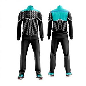 Nuevo Conjunto Deportivo de Invierno 100% Algodón, Ropa Deportiva Profesional al por Mayor, Chándales Personalizados Transpirables para Hombre - Product Image 1