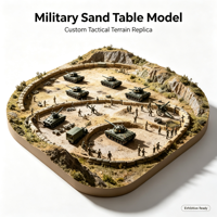 Modèle de table de sable militaire personnalisée