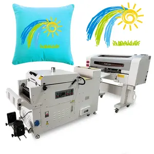 Hancolor harga pabrik 300mm T Shirt mesin cetak DIY bisnis mini A3 dtf printer dengan 2 kepala I3200 printhead