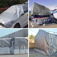 Bâche japonaise en PE tissée à UV, tissu imperméable avec œillet en aluminium, prix d'usine