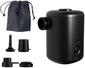 Pompa udara listrik Mini 4000Pa portabel, tanpa kabel dapat diisi ulang bahan ABS kasur tiup untuk Kayak apung tas penyimpanan vakum - Product Image 1