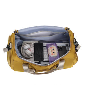 Bolsa Deportiva de Fitness para Entrenamiento al Aire Libre, con Separación para Seco y Húmedo, para Viajes de Fin de Semana, Yoga, Fútbol, Baloncesto, Bolsa de Gimnasio de Nailon - Product Image 3