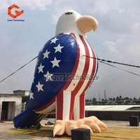 Ballon gonflable géant en forme d'aigle chauve volant, modèle d'animal gonflable pour la promotion