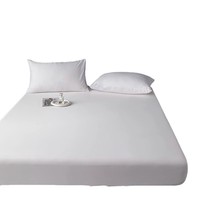 Drap-housse simple en coton, protège-matelas antidérapant, protège-lit en pur coton pour la vente en gros aux hôtels