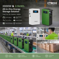 Sistema de Almacenamiento de Energía Solar CTECHi 48V 15kW - Batería ESS de 15kWh 314Ah para Sistemas Fotovoltaicos Residenciale