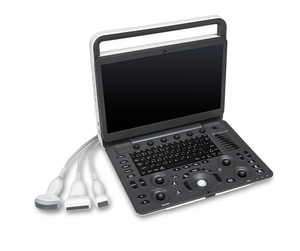 Ecógrafo Veterinario Portátil Blanco y Negro E1VET con Pantalla de 15.6 Pulgadas y Disco Duro de 500 GB, Ecógrafo E1V para Veterinaria - Product Image 1