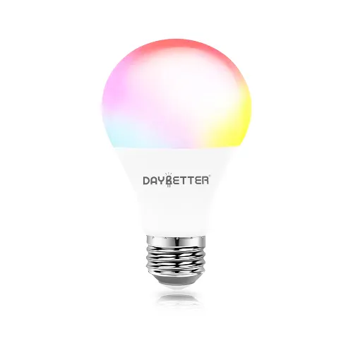 Amazon Top Seller RGB 9w A19 E26 Portable Tent Decoration APP WiFi Control Multicolor Smart LED Bulb Light