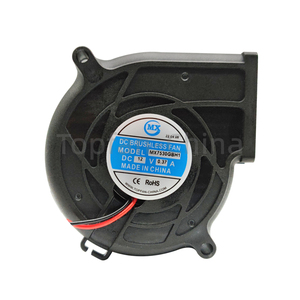 DC Blower người hâm mộ 75X30Mm Im Lặng 5V <span class=keywords><strong>12V</strong></span> Động Cơ Không Chổi Than Cao Máy Thổi Khí Mini <span class=keywords><strong>Fan</strong></span> Cho Máy Lọc Không Khí 7530 - Product Image 1