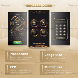 جهاز إزالة الوشم بالليزر الاحترافي بتقنية Q-switch بطول موجة 532 نانومتر وجهاز إزالة الشعر بالنبضات الطويلة بطول موجة 1064 نانومتر، جهاز متعدد الوظائف 2 في 1 - Product Image 2