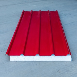 <span class=keywords><strong>Panel</strong></span> Sándwich de Techo Corrugado de EPS, <span class=keywords><strong>Teja</strong></span> de Acero de Color, Instalación Rápida, Lámina de Techo Metálica Corrugada para Construcción - Product Image 4