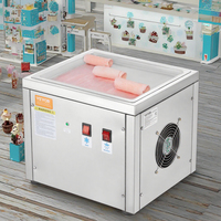 Machine à glace roulée VevoR Chine 220V pour les commerces de boulangerie, restaurants, pour fruits, lait, eau, chocolat