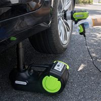 Kit de gato de coche eléctrico 3 en 1 portátil 5 T 12V elevador de suelo 5 toneladas con bomba de aire y llaves de impacto eclctric gatos de coche
