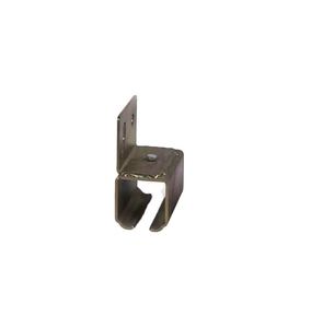 WEKIS Single Sliding Barn Door <b>Bracket</b> Steel Brass Box Rail Splice Hanger for Shed Door Celling Mount Union <b>Brackets</b> Screw - Product Image 2