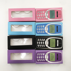 Phone <strong>Cases</strong> for Eyelashes 4 <strong>Colors</strong> Soft Paper <strong>Lash</strong> Boxes <strong>Custom</strong> Logo Accept for 25mm 27mm Long <strong>Lashes</strong> - Product Image 6