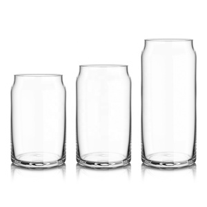 Cổ điển có thể cốc kính công suất lớn lưu trữ Jar rõ ràng trong suốt bia có thể thủy tinh - Product Image 6