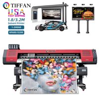 Impresora Eco Solvente de Alta Velocidad Fácil de Operar, Formato Grande para Pancartas, Vinilos y Adhesivos con Consumibles de 160 cm, 180 cm, 10 Pies