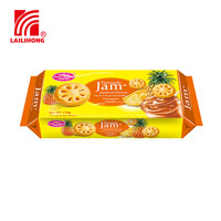 Galletas de Sándwich Crujientes Sin Azúcar con Crema de Fresa y Arándano, Mermelada Picante, para Desayuno Infantil