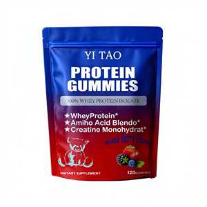 OEM Wholesale Whey Protein Gummies High Protein Muscle Strength Booster <b>Post</b>-Workout Supplement 120 Gummies - Product Image 1