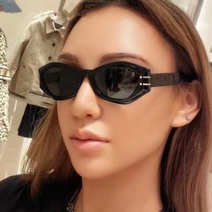 Custom Logo Vintage Fashion Black <b>Square</b> Cat Eye Sunglasses Small <b>Frame</b> Irregular Sunglasses for Women - Product Image 2