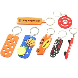 Silicone Toys Key Chain Rubber Accessories Key chains Set Keychain Logo Letter Key chains