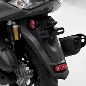 Placa Reflectante para Motocicleta <span class=keywords><strong>Yamaha</strong></span> XMAX300, Modificación, Señal de Advertencia para Conducción Nocturna, Cuerpo Luminoso - Product Image 5