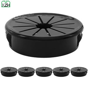 Gromet kabel 1-1. 1/2 inci penutup lubang kawat jenis gesper berbentuk kelopak untuk manajemen kabel dan perlindungan kabinet - Product Image 4