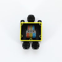IP68 FD 1 en 1 sortie 2 voies jonction Nylon plastique étanche boîtier électronique pour une utilisation extérieure éclairage paysager connecter