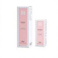 Boîte cosmétique personnalisée avec plateau intérieur, portable et réutilisable, pour crème contour des yeux, coffret cadeau individuel, soin de la peau, boîte à manchon en carton blanc