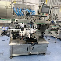 Máquina Etiquetadora Automática de Doble Cara para Botellas, Barriles y Latas, Controlada por PLC, Marca SIPUXIN |   Etiquetas de Papel Autoadhesivas para Cosméticos