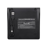 Unidad de CD/DVD portátil USB 3,0 y reproductor óptico lector escritor quemador CD ROM +/- RW Unidad óptica para ordenador portátil externo