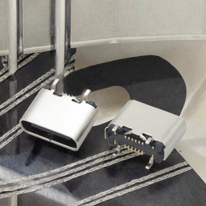 ช่องเสียบ USB Type C ตัวเมีย แบบสแตนเลส 16 พิน รองรับการชาร์จเร็ว 3A/5A แบบไม่มีการป้องกันสัญญาณรบกวน - Product Image 3