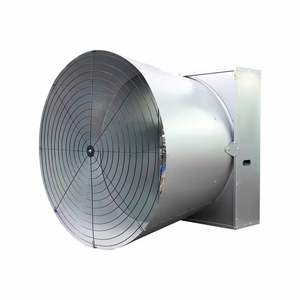 Ventilateur d'échappement conique volaille papillon agricole OEM acier inoxydable AC ventilateur mural ventilateurs à flux axial pièces de rechange gratuites 6 pièces 2 ans - Product Image 2