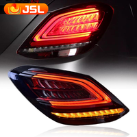 Feux arrière JSL pour Benz W205 Feux arrière à LED 2014-2019 Classe C Feux stop arrière Feux de recul Signal de freinage DRL Accessoires automobiles