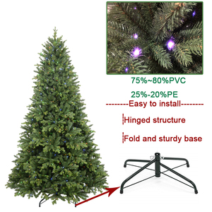 <span class=keywords><strong>Film</strong></span> de Noël en PVC Longstar, qualité UV, utilisé pour les clôtures et les arbres de Noël extérieurs - Product Image 4
