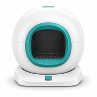 Bac à litière pour chat à nettoyage automatique X26 avec tambour lavable à dégagement rapide, matériau à ions argent et panneau de contrôle des dispositifs