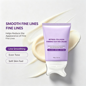 Crema de Masaje Reafirmante con Retinol y Colágeno, 100g, con Masajeador Incorporado, Efecto Lifting, Antiarrugas, Iluminadora, para Esculpir el Rostro - Product Image 2