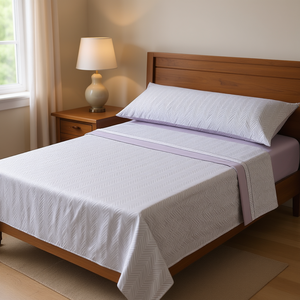 ชุดผ้าปูที่นอนไมโครไฟเบอร์โพลีเอสเตอร์ 3 ชิ้น ซุปเปอร์ดีล ผ้าปูที่นอนรัดมุม ผ้าปูที่นอนแบบเรียบ พร้อมปลอกหมอน 1 ใบ - Product Image 2