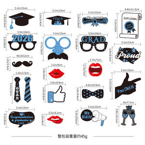 20 Accesorios Divertidos para Fotomatón <span class=keywords><strong>de</strong></span> Graduación 2026, Artículos para Fiestas <span class=keywords><strong>de</strong></span> Graduación Universitaria - Product Image 4