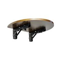 Étagère murale flottante en bois pliable à un seul niveau, moderne et écologique, pour le salon