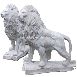 Grande <span class=keywords><strong>antico</strong></span> leone in marmo europeo statua elegante giardino e paesaggio Street decorazione arte scultura - Product Image 6