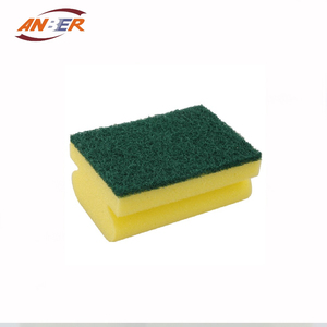 <span class=keywords><strong>Estropajo</strong></span> plástico <span class=keywords><strong>verde</strong></span> de la bola de esponja del precio al por mayor de la fabricación de China para la limpieza profunda de la cocina - Product Image 6