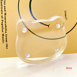 Tarjeta de foto de ladrillo transparente acrílico deporte tarjeta Protector Anime pantalla soportes de tarjetas magnéticas para regalos de decoración de escritorio - Product Image 5