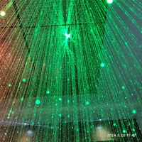 800*3 mètres mode salle de mariage décoration Led plafonnier luminaire système d'éclairage fibre optique suspension lumière plafond kit