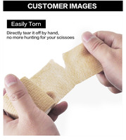 Pansement en gaze respirant directement de l'usine, hypoallergénique pour les peaux sensibles, blessure sportive, trousse de premiers soins