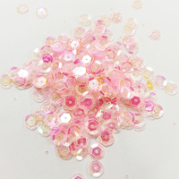 Paillettes rondes en forme de cœur, bon marché et de haute qualité, pour décoration artisanale